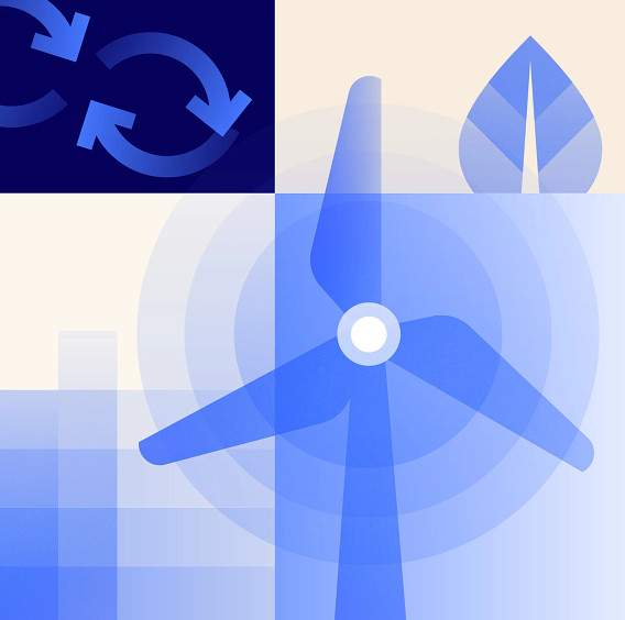 abstract sustainability illustration